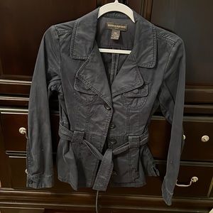 Banana Republic navy jacket with tie